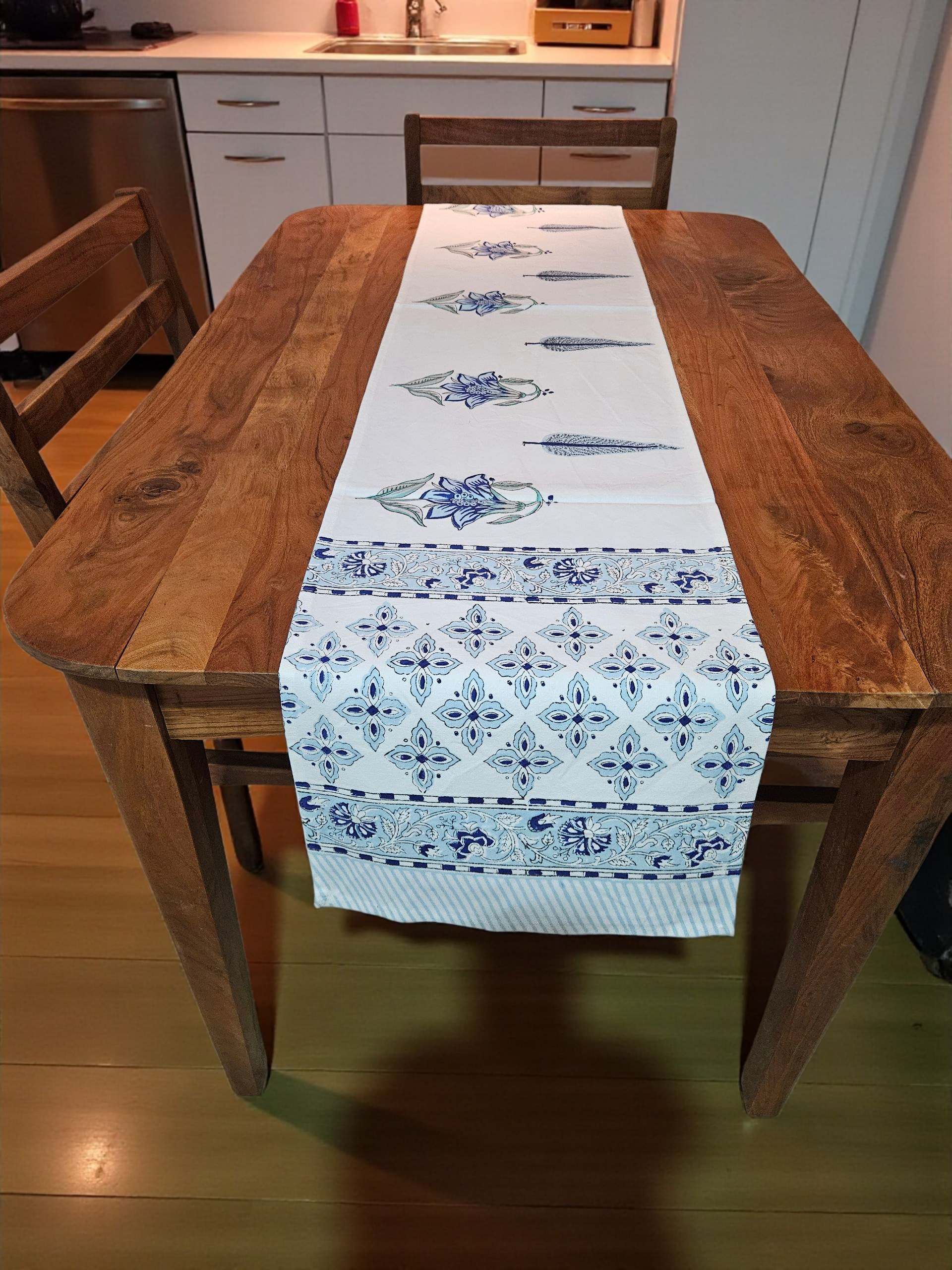 Handblock Cotton Table Runners