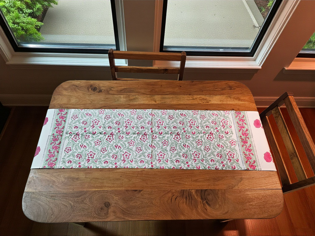 Handblock Cotton Runners