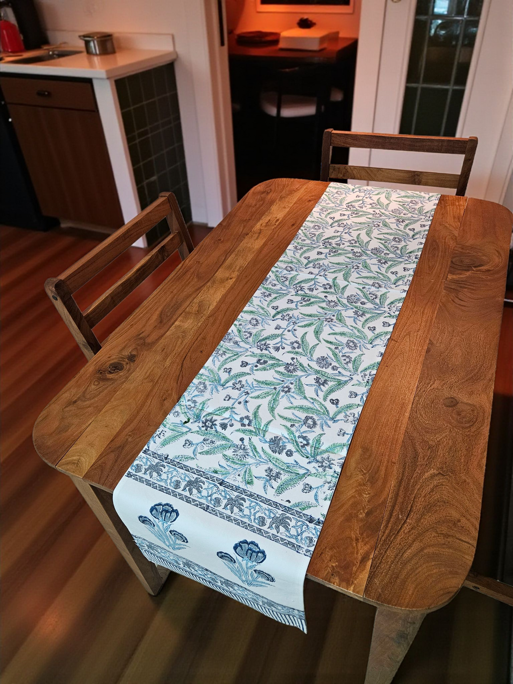 Handblock Cotton Runners