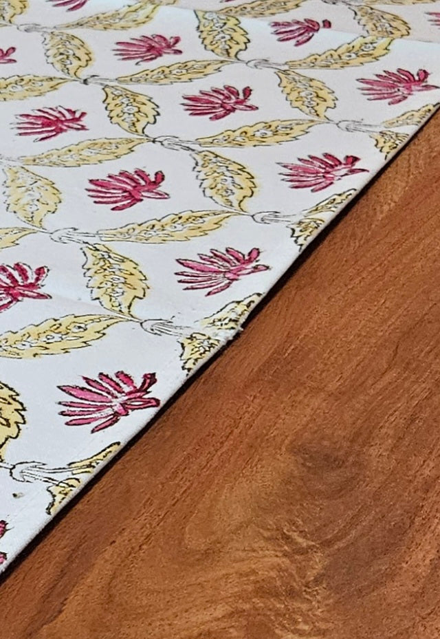 Handblock Cotton Table Runners