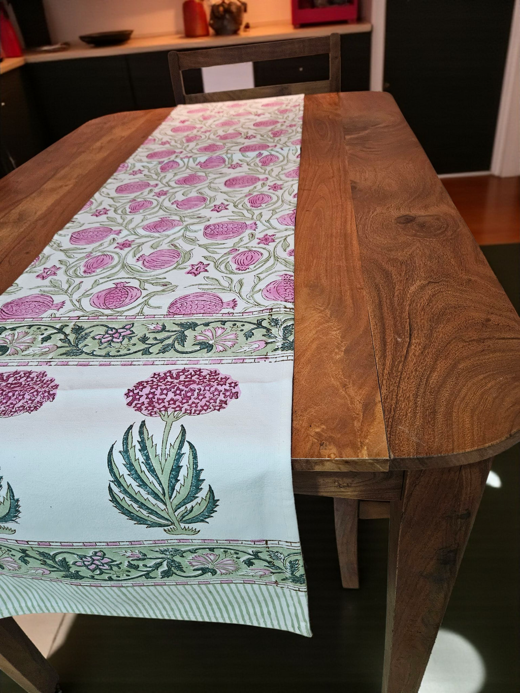 Handblock Cotton Table Runners