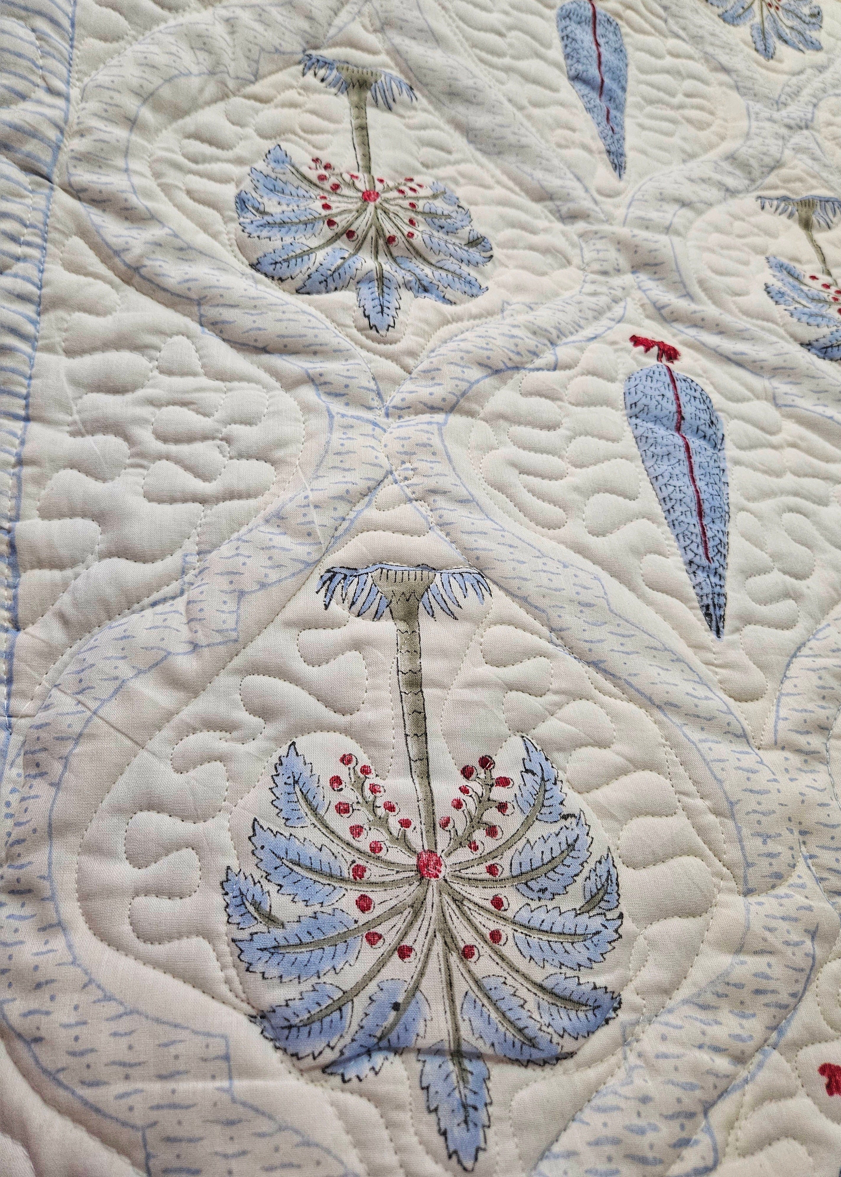 Handblock Quilted AC Comforter