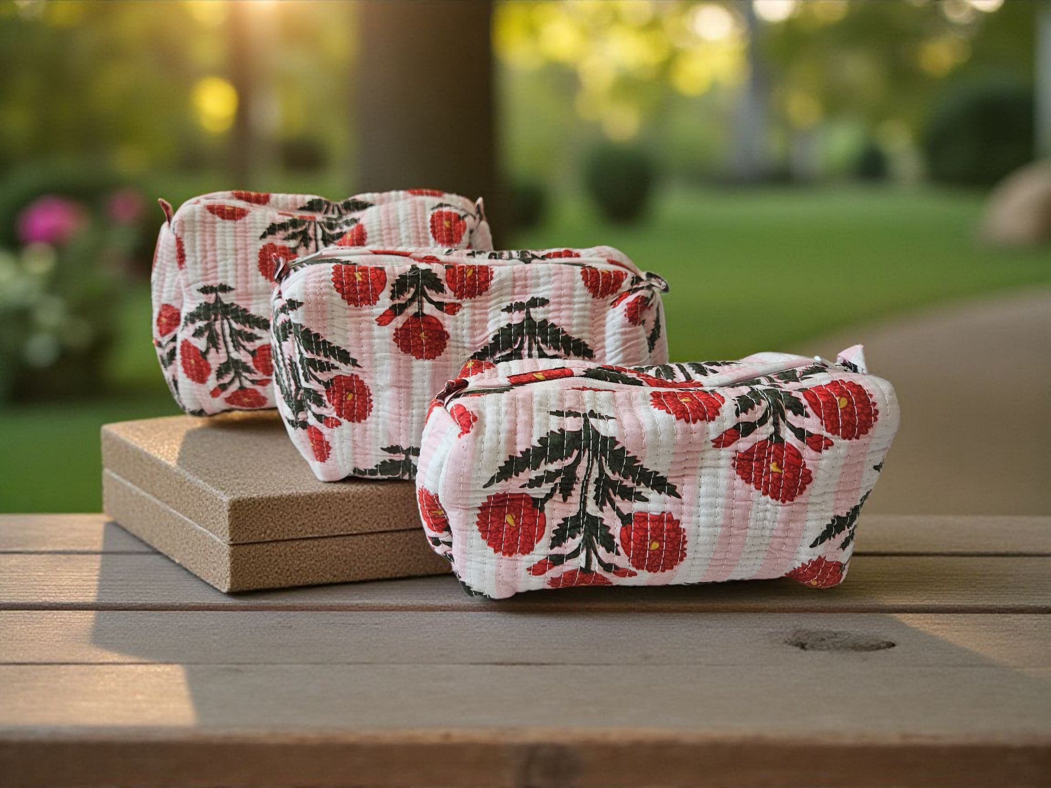 Travel/Cosmetic Pouches ( Set of 3)