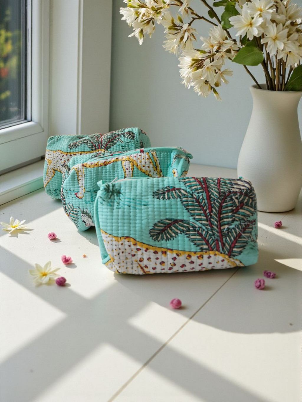 Set of 3 - Travel/ Cosmetic Pouch