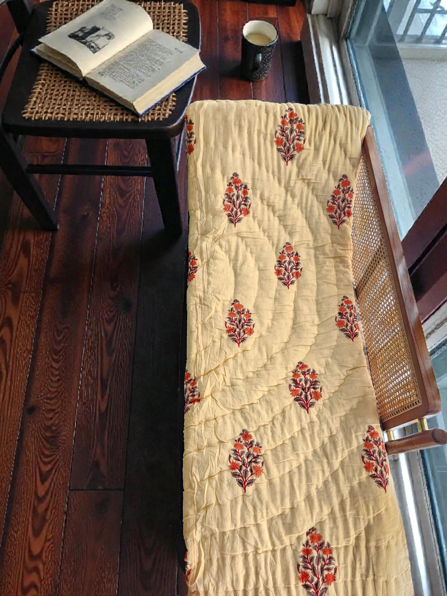 Handblock Double Bed Rajai