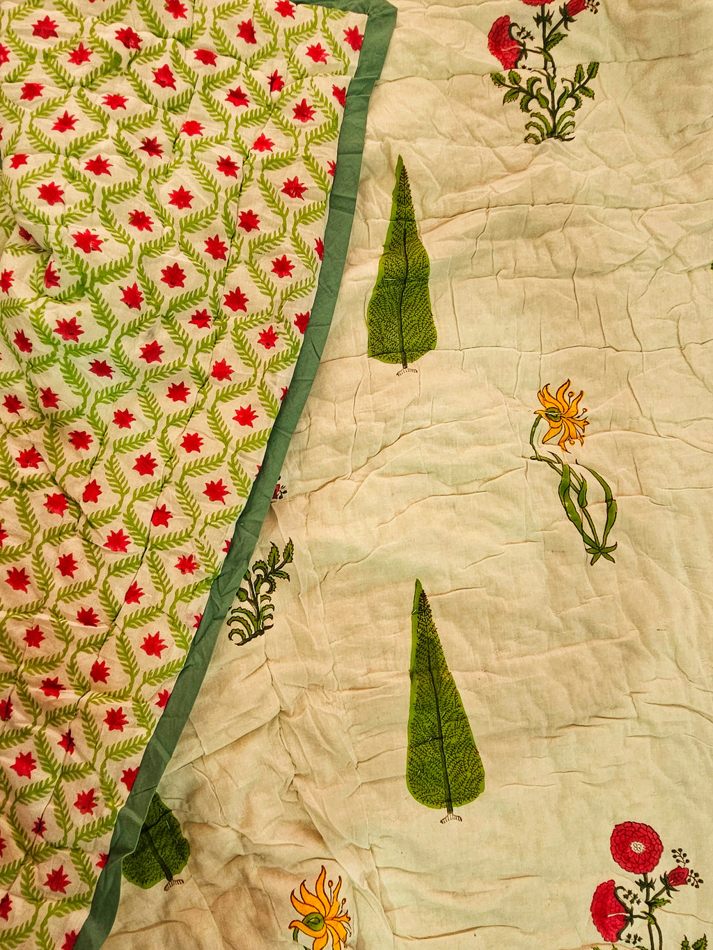 Handblock Rajai (Double Bed)