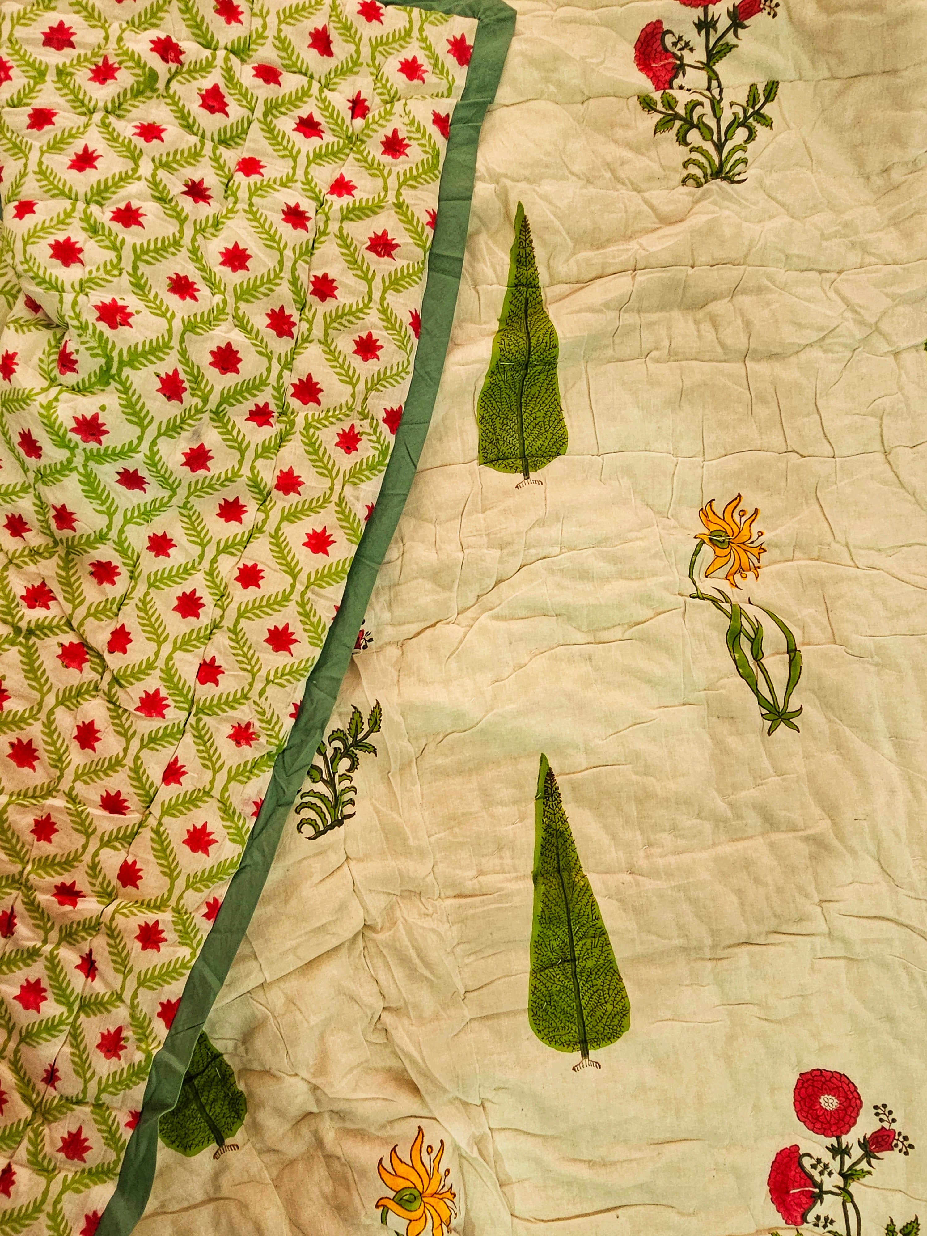 Handblock Rajai (Double Bed)