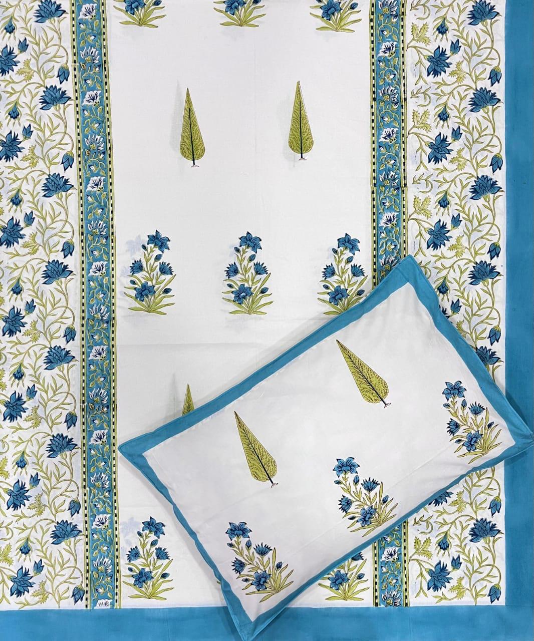 Premium Handblock Print Bedhsheet