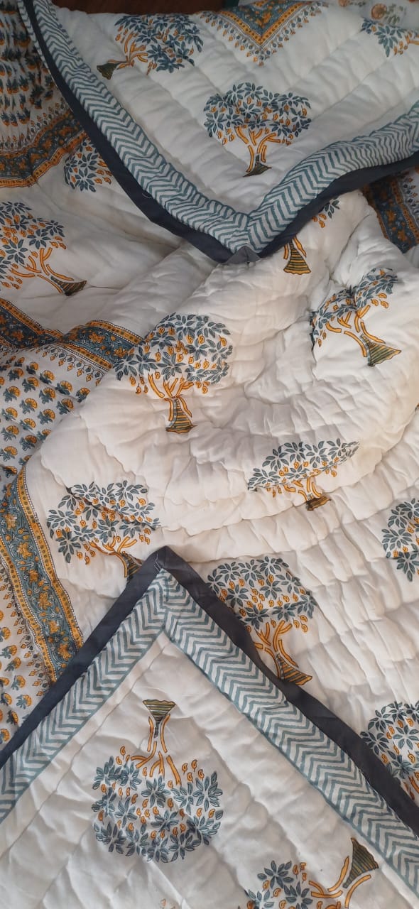 Handblock Rajai (Double Bed)