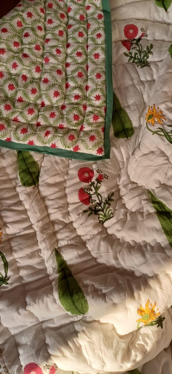 Handblock Rajai (Double Bed)