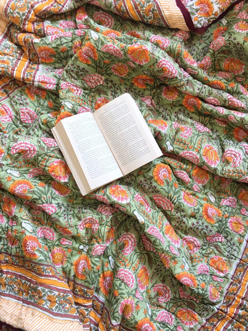 Handblock Rajai (Double Bed)