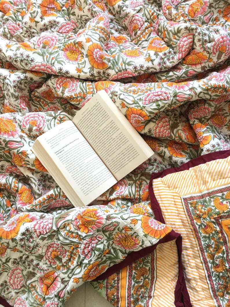 Handblock Rajai (Double Bed)