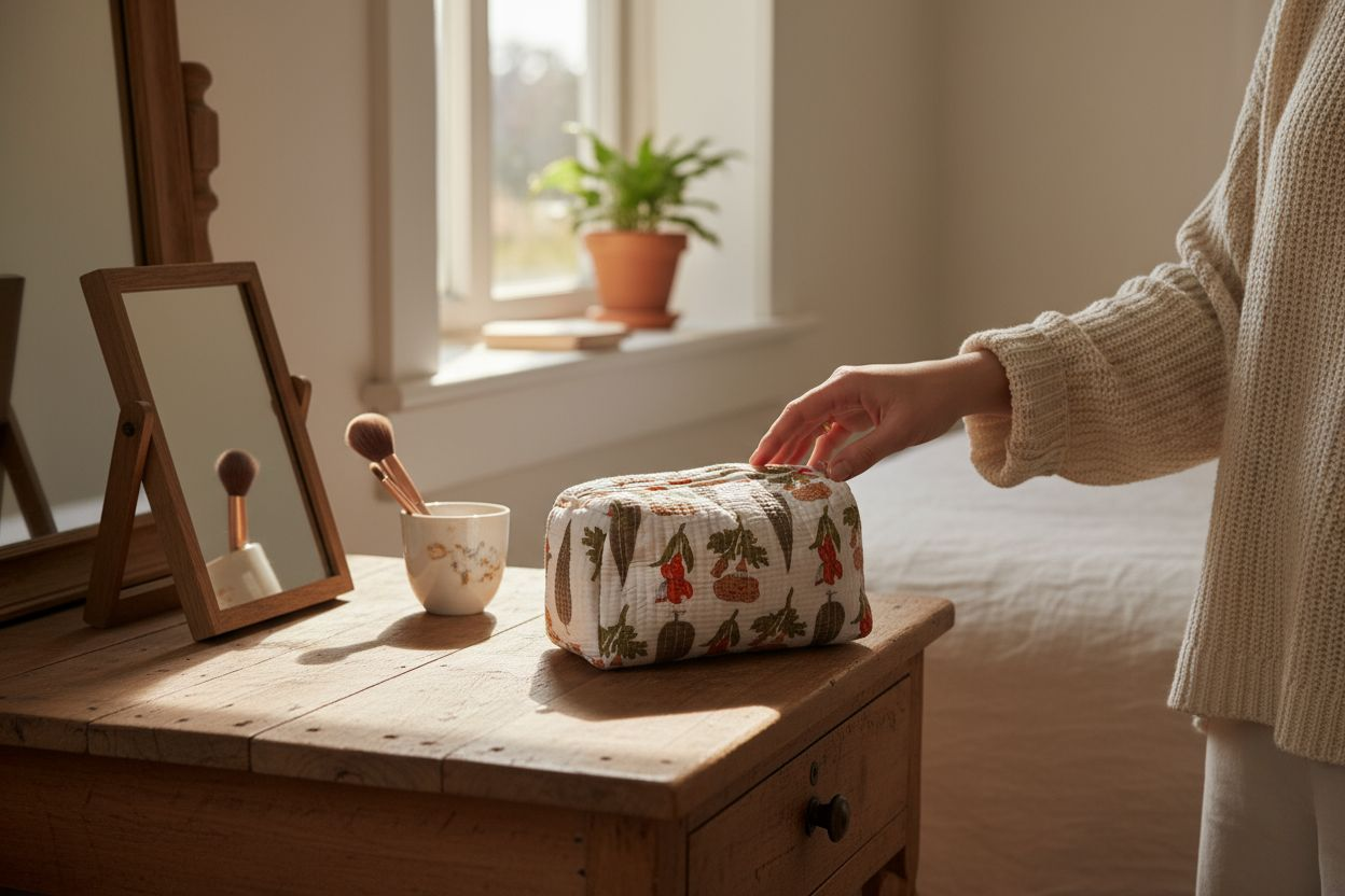 Set of 2- Cosmetic/Travel Pouches