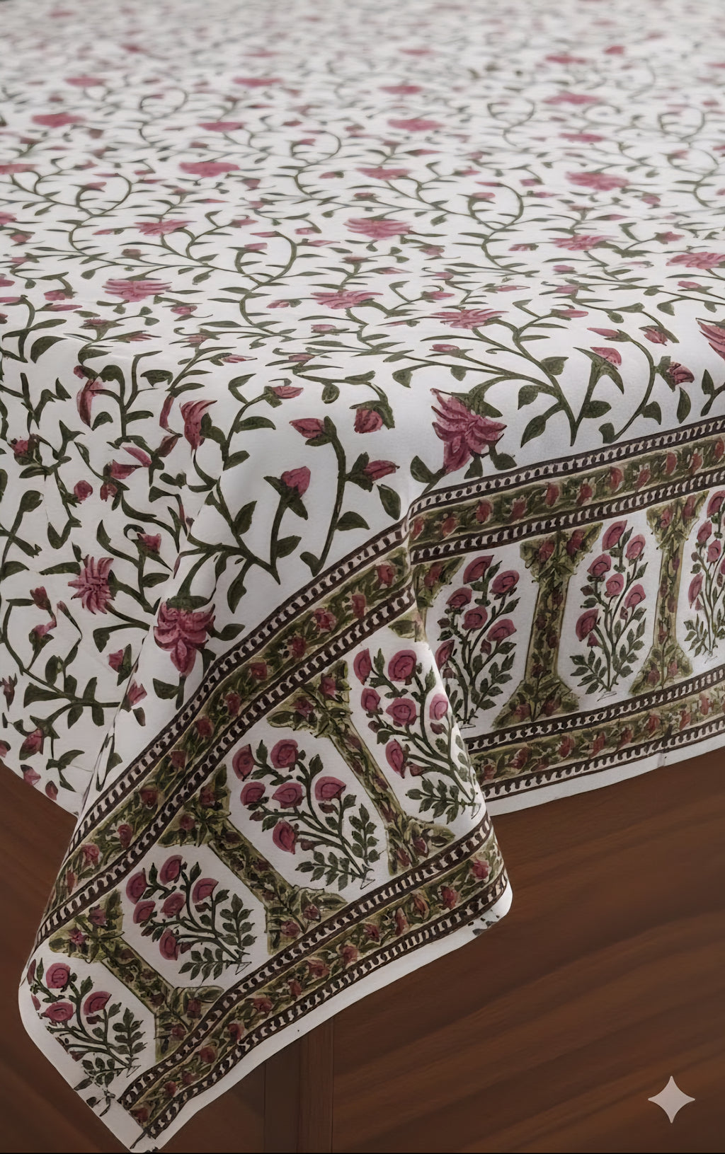 Premium Handblock Bedsheets with Pillow Covers