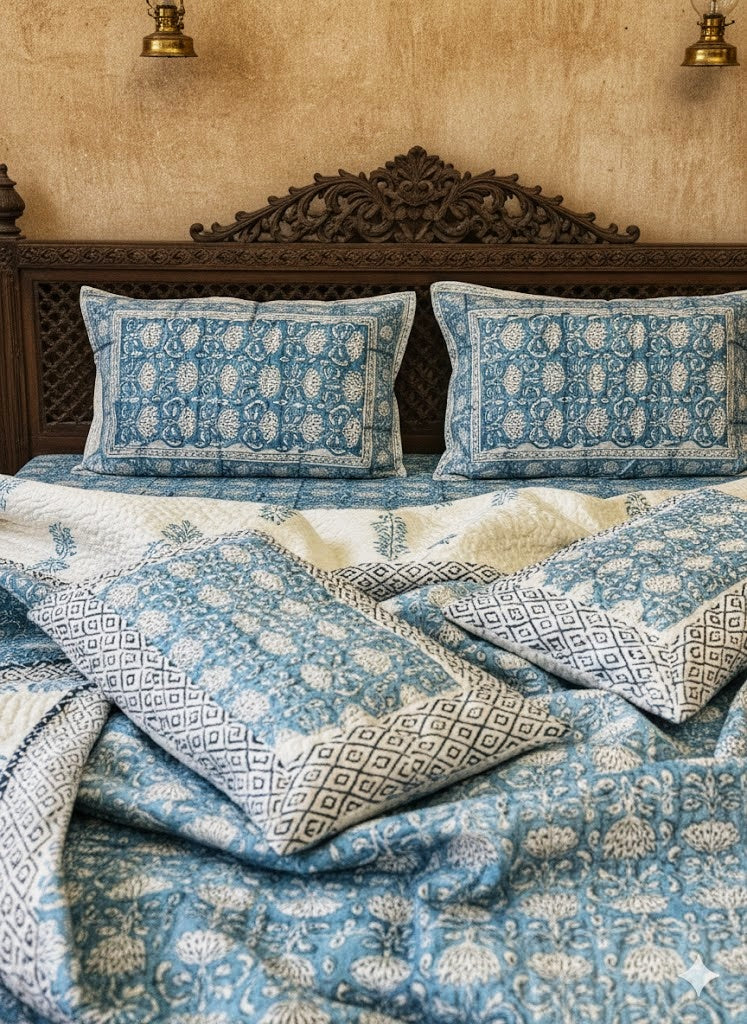 Double Bed Reversible Cotton Comforter