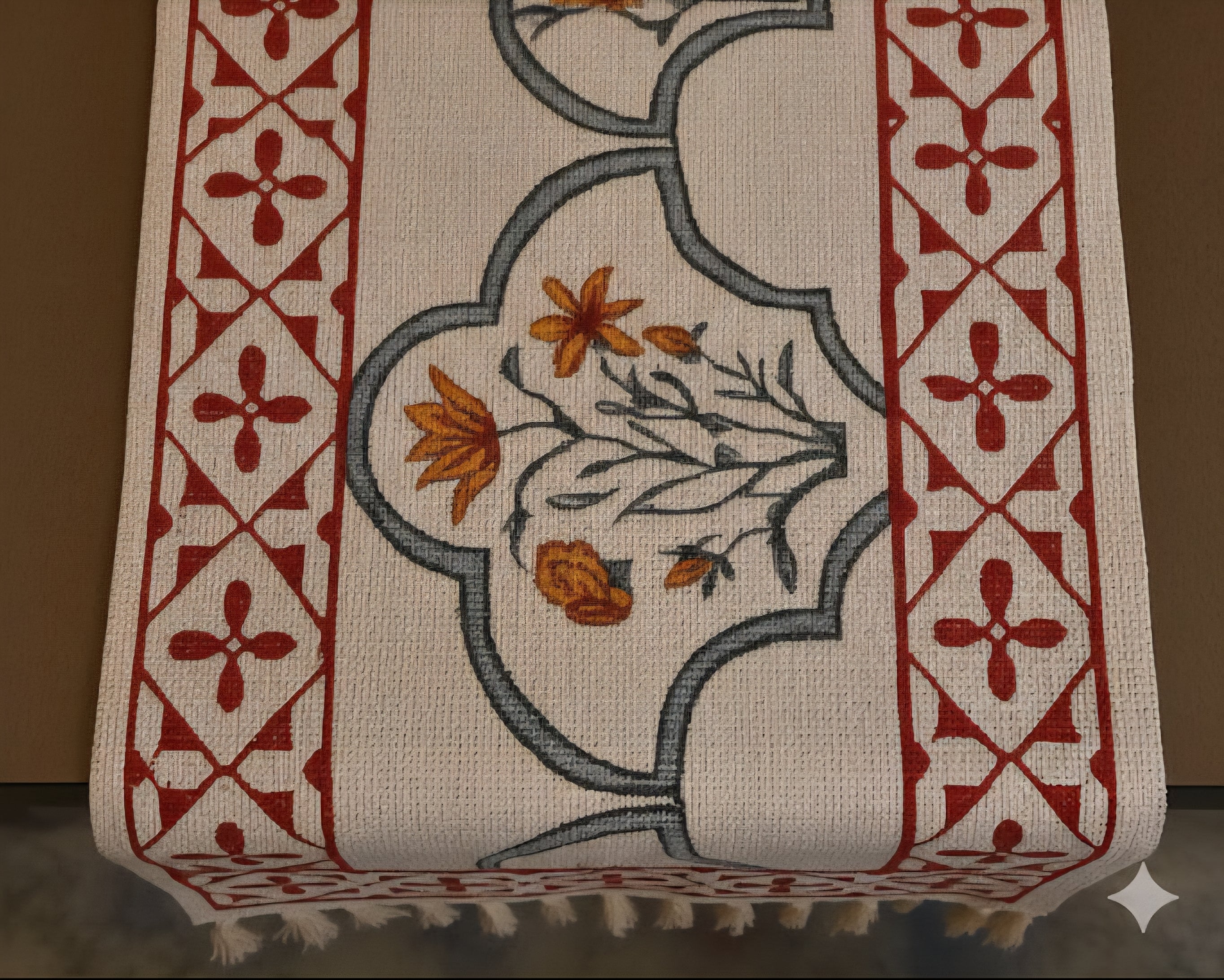 Handblock TNT Table Runner
