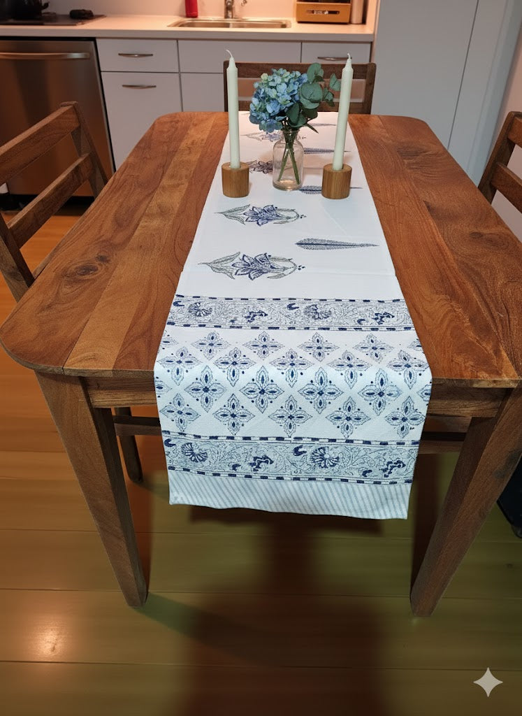 Handblock Cotton Table Runners