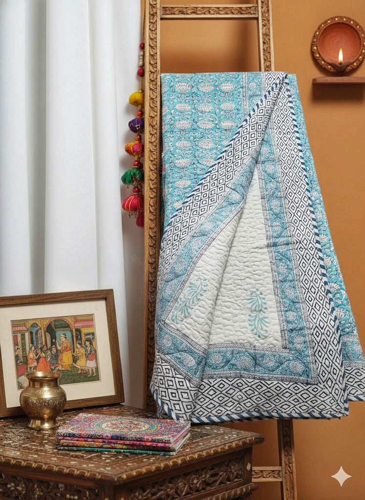 Double Bed Reversible Cotton Comforter